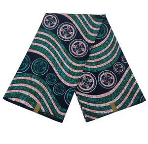 Tissus imprimés africains en coton peigné de haute qualité, style moderne, Ankara Batik, pour robes de mariage traditionnelles et de fête - Product Image 1