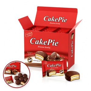 Big Sale Delicious Top Notch Quality Factory In Vietnam Hot Sale <b>Chocolate</b> Pie Packed 12 packs in Box - Product Image 6
