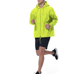 Veste de pluie légère pour homme, imperméable, coupe-vent, pliable, avec logo sur le devant - randonnée, cyclisme, course à pied, pêche, golf, camping, voyage - Product Image 6