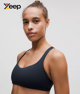 เสื้อชั้นในกีฬาโยคะคุณภาพสูงสำหรับผู้หญิง XEEP รุ่น XC-SB-133 แบบเรียบง่าย ระบายอากาศได้ดี สายปรับได้ แผ่นรองถอดออกได้ รองรับได้ดีเยี่ยม แห้งเร็ว - Product Image 3