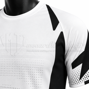 Maillot de football personnalisé pour équipe, respirant, haute performance, manches courtes, 100 % polyester, antibactérien, séchage rapide, OEM ODM - Product Image 6