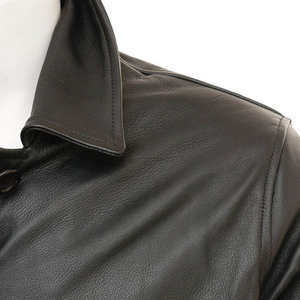 Chaqueta de Cuero Personalizada para Hombre a Precio Económico |   Chaquetas de cuero para hombre de alta calidad con decoración de bolsillos, chaqueta de invierno - Product Image 4