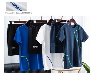 Ensemble d'entraînement sportif deux pièces unisexe pour adultes, respirant, à séchage rapide, écologique, léger, pour l'automne, tenue de sport et de basketball - Product Image 4
