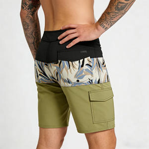 Shorts cargo cómodos con elasticidad en 4 direcciones para hombre, shorts de gimnasio con bolsillo, de secado rápido y transpirables para entrenamiento. - Product Image 3