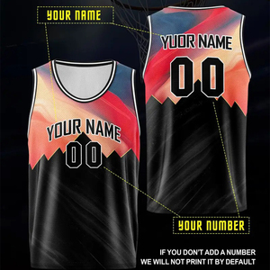Maillot de basket-ball personnalisé avec sublimation OEM personnalisée et logo, nouveau maillot de basket-ball pour homme, respirant et confortable - Product Image 6