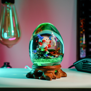 Lámpara de resina personalizada, lámpara de resina Snolax, luz nocturna personalizada, lámpara de epoxi Pokémon, lámpara art déco, regalo personalizado, regalo hecho a mano - Product Image 1