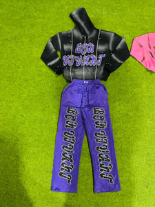 ชุดกีฬาฤดูหนาวสำหรับผู้ชาย ดีไซน์สวยงาม สวมใส่สบาย ผลิตจากผ้าฝ้ายเนื้อนุ่ม พิมพ์ลายปักลาย  ชุดถักนิตติ้ง สำหรับมืออาชีพ - Product Image 4