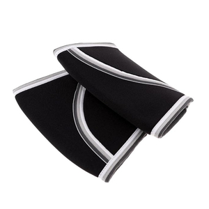 Manchons de protection pour coudes, coloris noir, blanc et bleu, avec impression de logo personnalisé, fournisseur de premier choix, best-seller pour la musculation - Product Image 4