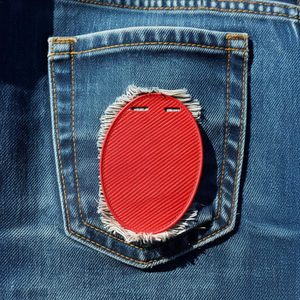 Parche elíptico de 14*9.5 para ropa, textiles y manualidades con tela - Product Image 3