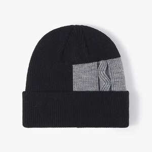 Bonnet en tricot respirant et imperméable en mélange de laine, personnalisé avec logo OEM, pour adulte, vente en gros, fabrication en vrac pour usage quotidien - Product Image 2