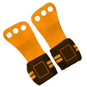 Agarraderas de Cuero para Gimnasio, Levantamiento de Pesas, Gimnasia, con 2 Orificios, Protector de Palmas - Product Image 6