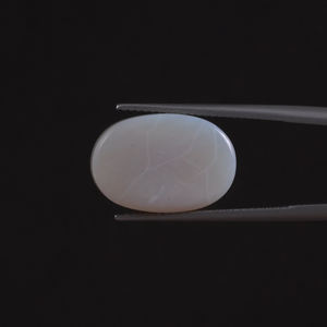 Opale blanche naturelle, pierre précieuse en vrac, 7,8 carats, taille ovale, 17,5x12mm, certifiée IGI, vente en gros, fabrication de bijoux, sertissage de bague sur mesure - Product Image 3
