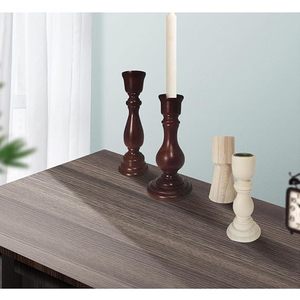 Handcrafted Solid Wood Candle <b>Holder</b> Modern Geometric <b>Tealight</b> <b>Holder</b> Decorative Tabletop Home Decor - Product Image 5