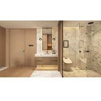 Ensemble de conception de maison complète sur mesure de style moderne pour les vacances, avec matériaux complets, armoires et meubles modulaires