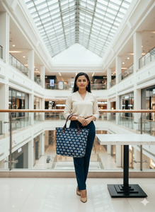 Sac fourre-tout de luxe tendance pour femme avec motif éléphant, ensemble de 3 pièces avec pochette bandoulière et portefeuille, en tissu doux et écologique, idéal pour le bureau et le quotidien - Product Image 2
