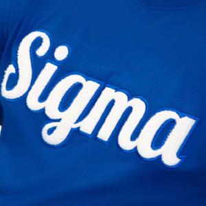 Camiseta Sigma 1914 de Chenilla Azul para Hombre, con Letras Griegas, Prenda Premium para Fraternidad, Manga Corta, Corte Clásico, Estilo Casual - Product Image 6