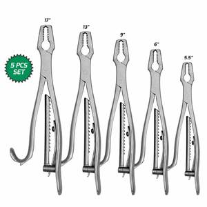 ชุดคีมจับกระดูก Kern Bone 5 ชิ้น พร้อมก้านรัด อุปกรณ์ศัลยกรรมกระดูก ผลิตในเยอรมนี ได้รับการรับรองมาตรฐาน CE ระดับ Class I - Product Image 5