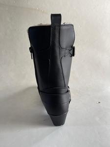 Botas de Motociclista para Mujer, Botas de Carreras de Media Caña, Botas de Cuero Originales para Chicas, Zapatos de Carreras Femeninos - Product Image 5