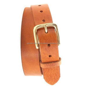 Cinturón informal de moda para hombre de cuero de vaca de grano completo tostado para jeans o cinturón Adecuado para fines de regalo en Fabricante Mayorista - Product Image 5