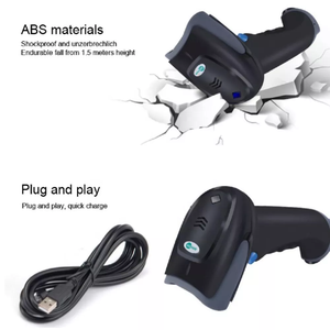 <span class=keywords><strong>Scanner</strong></span> de <span class=keywords><strong>code</strong></span> QR sans fil 2.4GHz portable pour supermarché Lecteur de <span class=keywords><strong>code</strong></span>-barres 1D 2D USB 300 scans/sec en stock - Product Image 3