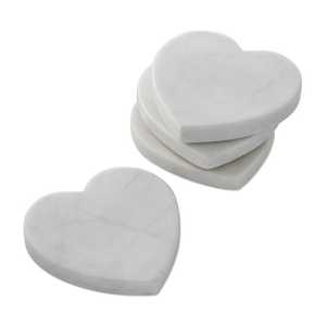 Luxury Natural <b>Marble</b> <b>Coaster</b> Set Waterproof Eco Friendly Stone Drink <b>Coasters</b> for Dining Table Kitchen Villa Hotel - Product Image 6