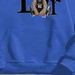 Nueva Sudadera con Capucha Estilo Hip Hop Urbano Informal para Exteriores, Sudadera con Estampado de Osito, Sudadera Térmica de Color Sólido para Hombre a Buen Precio - Product Image 3