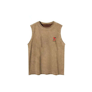 Débardeur Homme Solide et Élégant, Coupe Slim, Col Rond, Design Uni, Léger et Confortable pour le Quotidien et le Streetwear - Product Image 5