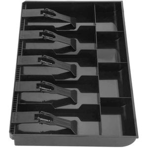 Bandeja de Repuesto para Caja Registradora POS, Inserto para Cajón de 5 Billetes/4 Monedas con Clip de Plástico, Estuche para Almacenamiento de Dinero en Efectivo - Product Image 4