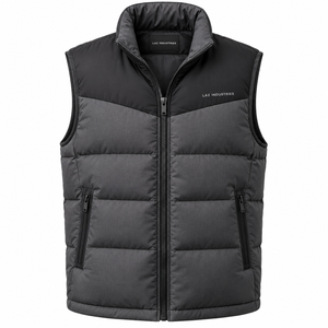 Chaleco Deportivo Informal de Secado Rápido con Relleno de Poliéster, Cuello Alto, Cálido, Sin Mangas, Personalizado OEM, para Hombre, Invierno - Product Image 6