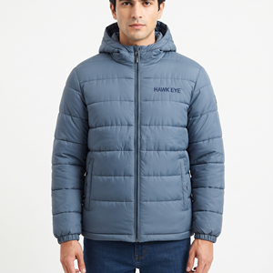 Veste matelassée moderne pour homme, légère, isolante, chaude, pour l'hiver, veste décontractée pour l'extérieur, multicolores - Product Image 5
