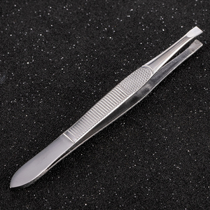 1PC Eyebrow Tweezer Hair Flat Tip <b>Puller</b> Stainless Steel Eye Brow Clips Effective Eyelash Extension Removal Beauty Makeup - Product Image 6