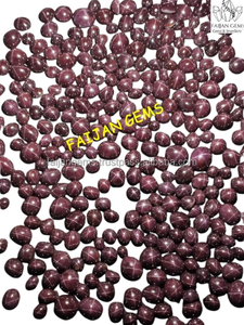 Pierre précieuse naturelle de qualité supérieure, grenat étoilé, qualité AAAAA, taillée à la machine par une technologie de pointe, 100 % cabochon certifié, personnalisable - Product Image 3