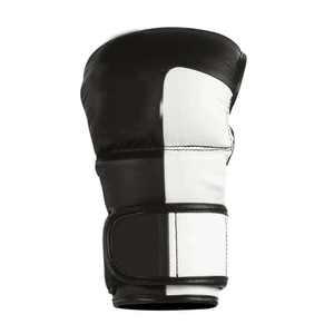 Guantes de Boxeo de Cuero, Medios Dedos, Cierre de Velcro, 7oz, para Adultos, Equipo de Entrenamiento de Artes Marciales - Product Image 5