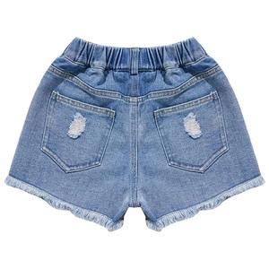 Shorts en jean taille haute pour femmes, tendance, décontractés, super déchirés, personnalisables, pour l'été - Product Image 3