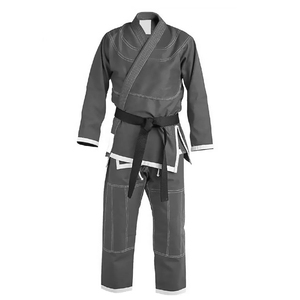 Ensemble d'uniformes de Jiu-Jitsu Brésilien (BJJ) personnalisés, Dobok de Taekwondo, Tenue d'arts martiaux, Vente en gros OEM, Multicolore avec ceinture - Product Image 2