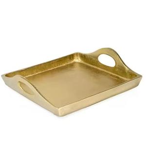 Bandeja de Servicio Metálica Exclusiva para Eventos, Plato de Diseño para Transportar Alimentos, para Decoración de Bodas y Mesas de Recepción - Product Image 4