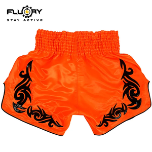 Pantalones Cortos Fluorescentes de Muay Thai para Entrenamiento de Boxeo, Ropa de Boxeo para Hombre y Mujer, Pantalones Cortos de Lucha Libre Personalizados - Product Image 3
