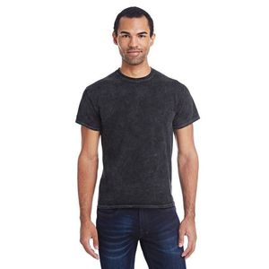 T-shirt da uomo 100% cotone lavaggio vintage, taglia S adulto, 5.4 Oz. Nero Minerale - Product Image 1
