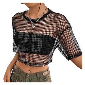 Top Corto Unisex de Verano, Cuello Redondo, Corte Ajustado, Tejido de Punto, 100% Poliéster, Secado Rápido, Anti-UV, Ecológico, Personalizable - Product Image 6