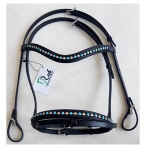 Vente directe usine – Bridon islandais portable en cuir véritable, personnalisable avec logo, confortable pour l'équitation de type western - Product Image 5