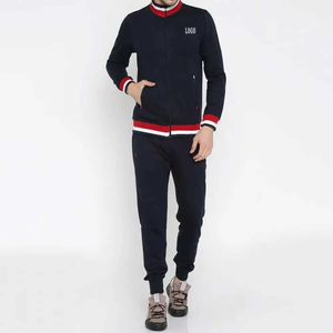Conjunto Deportivo de Invierno para Hombre, Ecológico, Transpirable, Talla Grande, con Cremallera Completa y Pantalones Deportivos de Poliéster/Algodón para Uso en Exteriores - Product Image 2