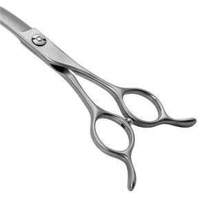 Fenice, fournisseur de produits de beauté pour animaux de haute qualité, ciseaux de toilettage pour animaux avec logo personnalisé, ciseaux courbes pour effiler les poils - Product Image 6