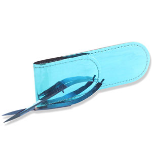 Premium Sharp Spring Nail <b>Scissors</b> Stainless Steel Curved Blade Precision <b>Cuticle</b> Trimming Tool Kaamir Instruments KI-SS-09 - Product Image 4