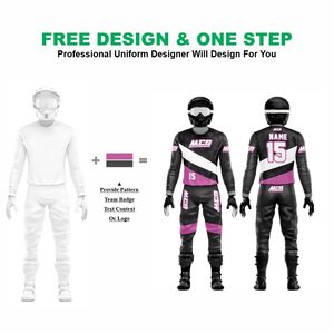 MCG Unisex Full Sleeve Motocross Racing Suit Sublimation Print Quick Dry Breathable <b>Plus</b> <b>Size</b> 100% Polyester Adult ATV Road Gear - Product Image 2