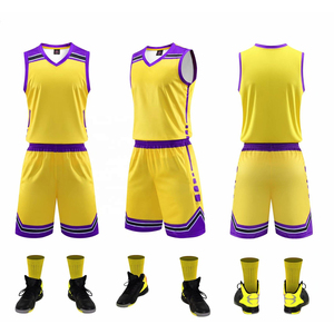 ชุดบาสเก็ตบอลขายส่งจากโรงงาน ชุดกีฬาคุณภาพสูง พิมพ์โลโก้และชื่อได้ตามสั่ง สำหรับผู้ชายและเยาวชน - Product Image 6