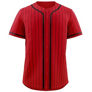 Striped Details and <b>Athletic</b> Button Closure High Quality Baseball Jersey for Practice,Training, and Casual Urban Fashion - Product Image 1
