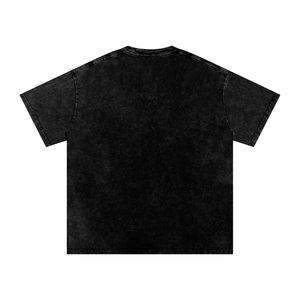 เสื้อยืดโอเวอร์ไซส์ผ้าคอตตอน 100% ซักกรด ทรงหนา สไตล์วินเทจ คอกลม เสื้อสตรีทแวร์ รับสกรีนโลโก้ รับผลิตแบบ OEM ODM ขายส่ง - Product Image 3