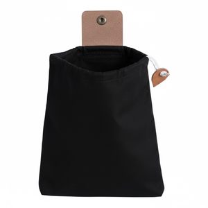 ANTIQUE BROWN FORAGING BAG POUCH I Geoffrey I 100% Waxed Cotton Bag and 100% Cow Leather Shell I Upto 2 1/2 inch wide belt - Product Image 1