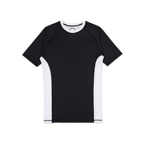 Rashguard de boxe personnalisé de haute qualité en polyester/coton, extensible, léger, à séchage rapide, manches courtes, pour grappling Nogi BJJ - Product Image 3