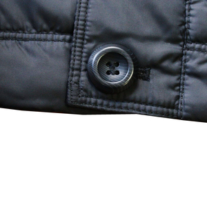 New Arrival Casual Fashion Wear Men Puffer Jacket with Front Logo Top Seller Windproof Quilted Puffer Jacket For Men - Product Image 3